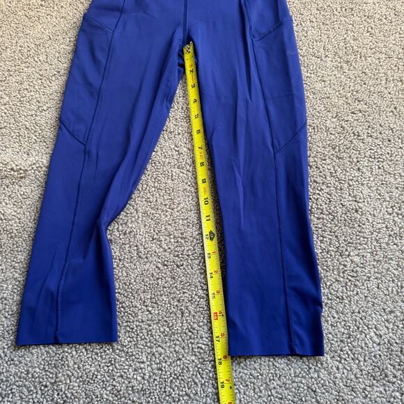 EUC Lululemon Fast and Free Crop II 19" *Non-Reflective - Larkspur Size 4 - Picture 10 of 11
